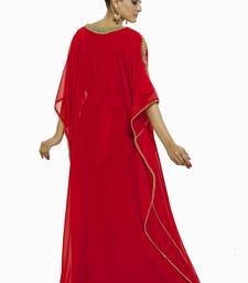 Red Eid Kaftan Dress Moroccan Kaftan Dress