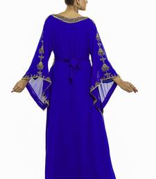Royal blue  Moroccan Kaftan Islamic Moroccan Jalabiya Dress