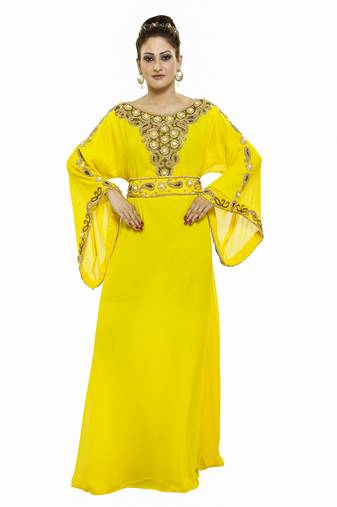 Yellow Get This Modern Kaftan At Ramadan Arabic Kaftan Dres