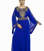 Royal blue Buy This Moroccan Jalabviya Takhita Var For Women Gown Dress