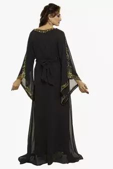 Black Buy This Moroccan Jalabviya Takhita Var For Women Gown Dress