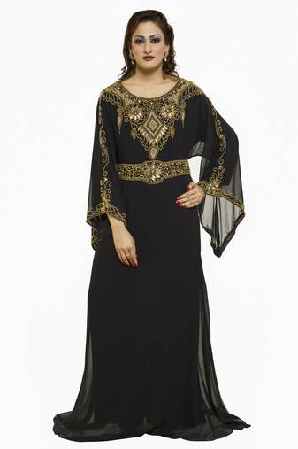 Black Buy This Moroccan Jalabviya Takhita Var For Women Gown Dress