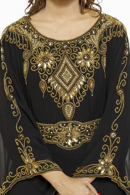 Black Buy This Moroccan Jalabviya Takhita Var For Women Gown Dress 3