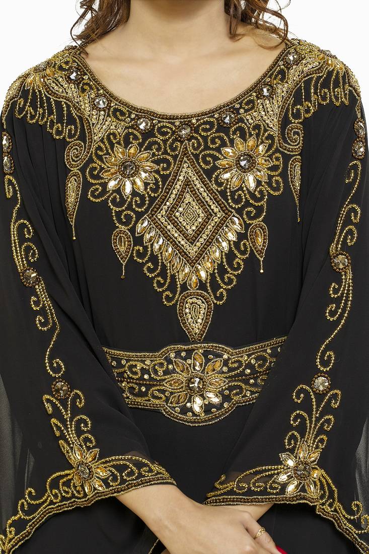 Black Buy This Moroccan Jalabviya Takhita Var For Women Gown Dress