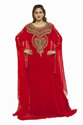 Red Get This Modern Kaftan At Ramadan Arabic Kaftan Dres 1