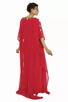 Red New Hand Embroidery Work By Al Mehraan Fashion For Women Gown