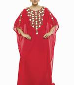 Red New Hand Embroidery Work By Al Mehraan Fashion For Women Gown