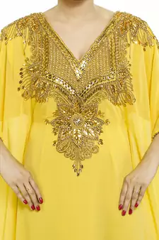 Yellow Buy This Moroccan Jalabviya Takhita Var For Women Gown Dress