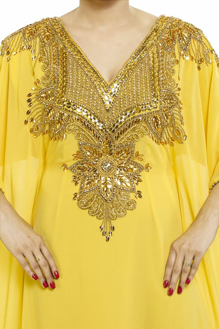 Yellow Buy This Moroccan Jalabviya Takhita Var For Women Gown Dress