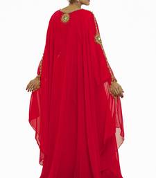 Red Ethinc Women Arabic Elegant Lowest For Daily Use Kaftan