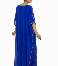 Royal blue Morocan Arabic Islamic Kaftan Dress