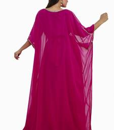 Dark Rani Modern Islamic Arabic Kaftan Dress For Weddin Gown Party Wear Dress