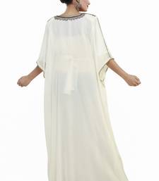 Off white Buy This Moroccan Jalabviya Takhita Var For Women Gown Dress
