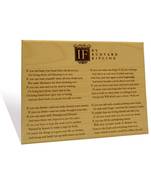 Inspirational Britain's favourite poem IF by Rudyard Kipling Engraved in Wooden Plaque by Engrave
