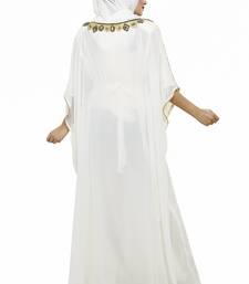 Off white Beautiful Moroccan Islamic Wedding Gown Party Wear Gown For Women