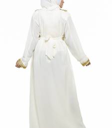 Off white Moroccan Arabic Islamic Kaftan Dress
