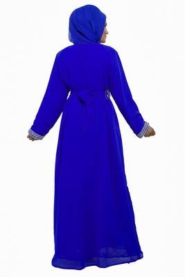 Royal blue Eid Kaftan Dress Moroccan Kaftan Dress 2