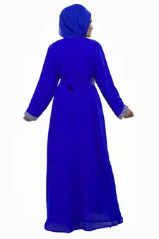 Royal blue Eid Kaftan Dress Moroccan Kaftan Dress