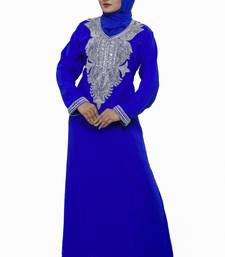 Royal blue Eid Kaftan Dress Moroccan Kaftan Dress