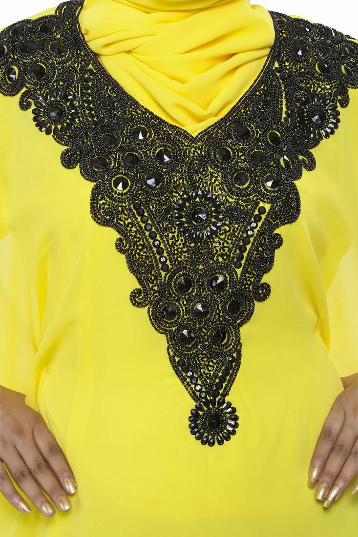 Yellow Buy This Moroccan Jalabviya Takhita Var For Women Gown Dress
