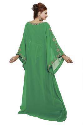 Green Eid Kaftan Dress Moroccan Kaftan Dress 2