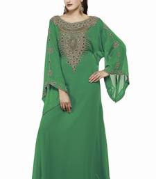 Green Eid Kaftan Dress Moroccan Kaftan Dress