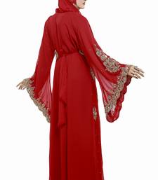 Red Eid Kaftan Dress Moroccan Kaftan Dress