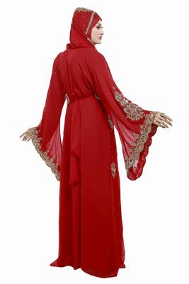 Red Eid Kaftan Dress Moroccan Kaftan Dress 2
