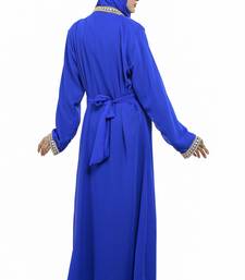 Royal blue New Hand Embroidery Work By Al Mehraan Fashion For Women Gown