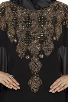 Black Eid Kaftan Dress Moroccan Kaftan Dress