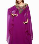 Purple Eid Kaftan Dress Moroccan Kaftan Dress