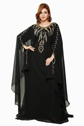 Black Buy This Moroccan Jalabviya Takhita Var For Women Gown Dress