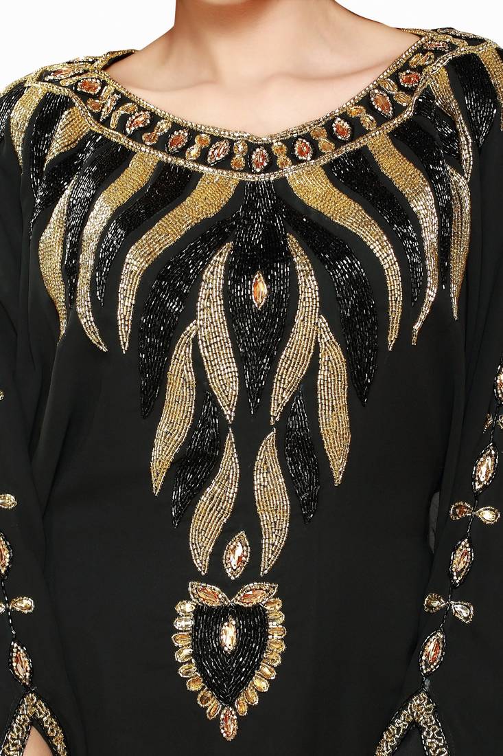Black Buy This Moroccan Jalabviya Takhita Var For Women Gown Dress