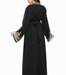 Black  Moroccan Kaftan Islamic Moroccan Jalabiya Dress