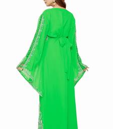 Green New Hand Embroidery Work By Al Mehraan Fashion For Women Gown