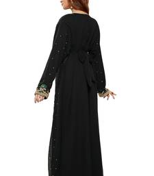 Black Ethinc Women Arabic Elegant Lowest For Daily Use Kaftan