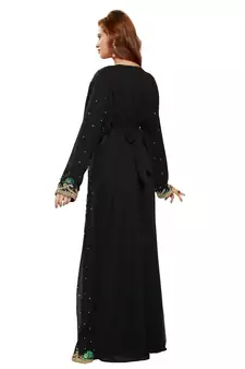 Black Ethinc Women Arabic Elegant Lowest For Daily Use Kaftan