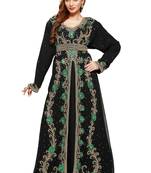 Black Ethinc Women Arabic Elegant Lowest For Daily Use Kaftan