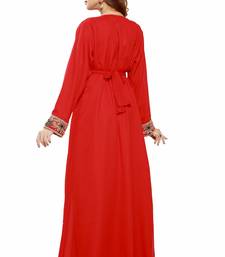 Red Eid Kaftan Dress Moroccan Kaftan Dress