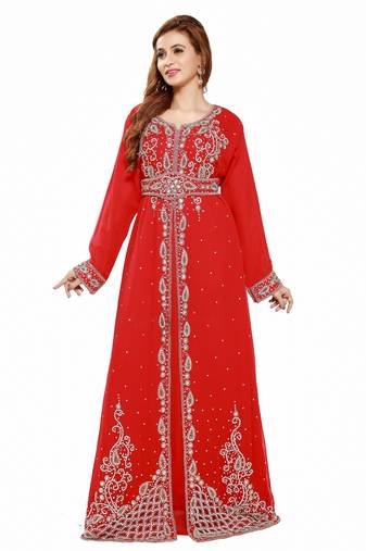 Red Buy This Moroccan Jalabviya Takhita Var For Women Gown Dress