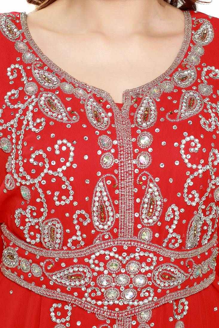 Red Buy This Moroccan Jalabviya Takhita Var For Women Gown Dress