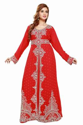 Red Get This Modern Kaftan At Ramadan Arabic Kaftan Dres 1