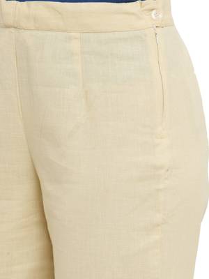 Indibelle Teal woven rayon kurti with trouser 5