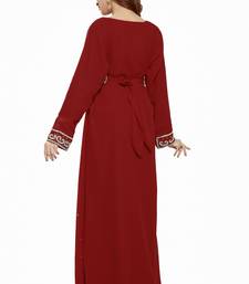 Maroon Buy This Moroccan Jalabviya Takhita Var For Women Gown Dress