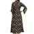Indibelle Black woven rayon kurti with trouser