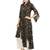 Indibelle Black woven rayon kurti with trouser