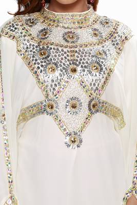 Cream Buy This Moroccan Jalabviya Takhita Var For Women Gown Dress 2