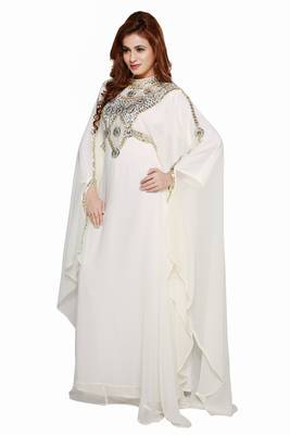Cream Buy This Moroccan Jalabviya Takhita Var For Women Gown Dress 3