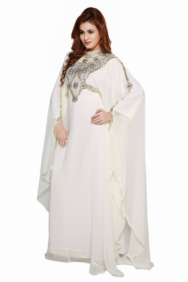 Cream Buy This Moroccan Jalabviya Takhita Var For Women Gown Dress
