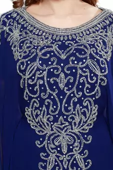 Navy Blue Buy This Moroccan Jalabviya Takhita Var For Women Gown Dress